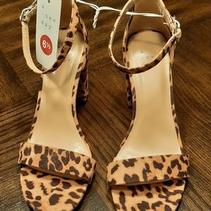 Open toe heels size 7 1/2 and 8 1/2